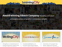 Tablet Screenshot of learningcity.com